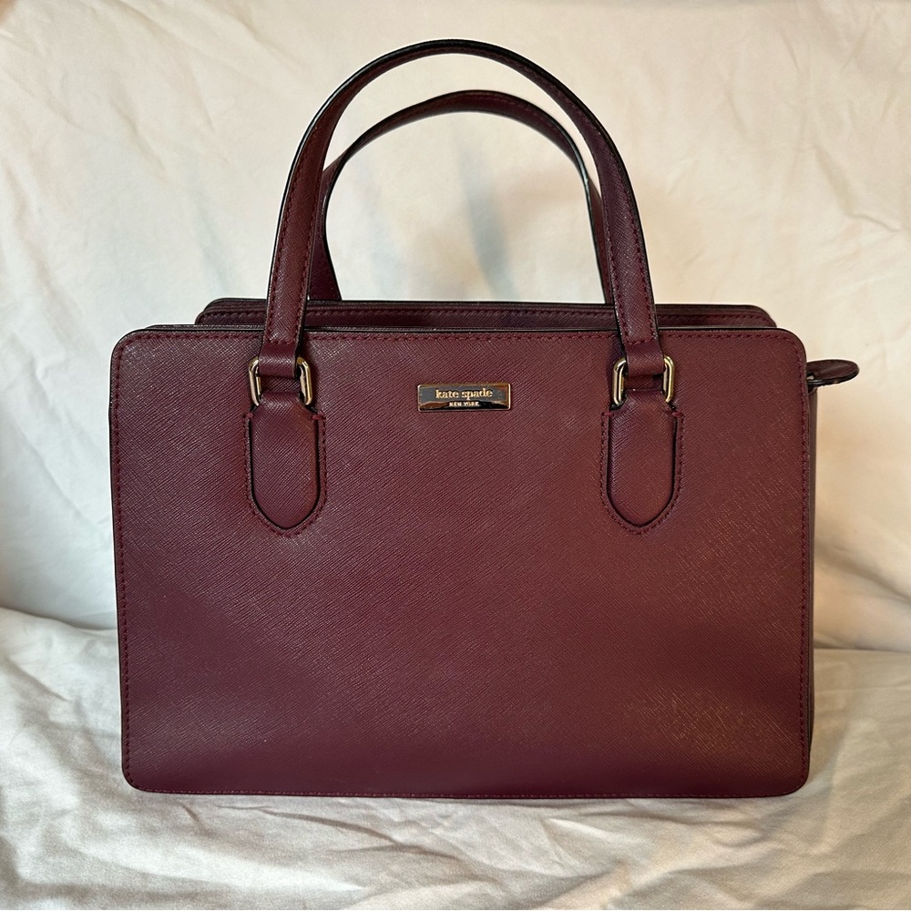 Kate Spade Plum/ Maroon/ burgundy purse